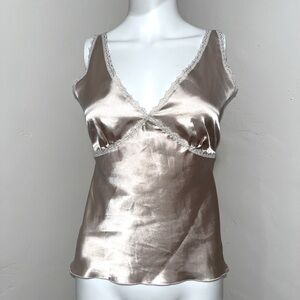 90’s Y2K champagne blouse